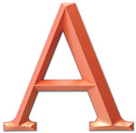 Injection Molded Minnesota Letter - Architectural Style 'A'