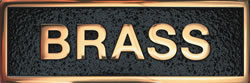 Polished Brass Plaque